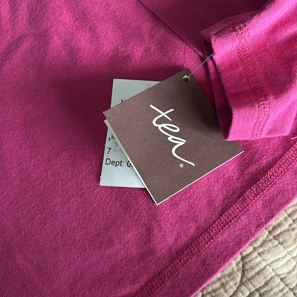 NEW🩷Tea Collection Girls Purple Floral Long Sleeve T-Shirt - Picture 4 of 4